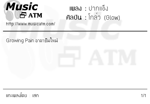 คอร์ดเพลง ปากแข็ง